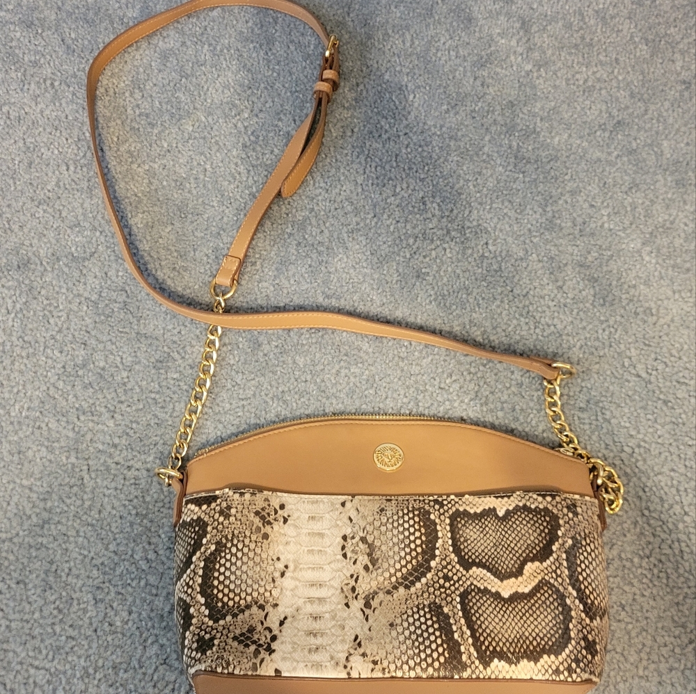 Anne Klein Snakeskin Crossbody Purse